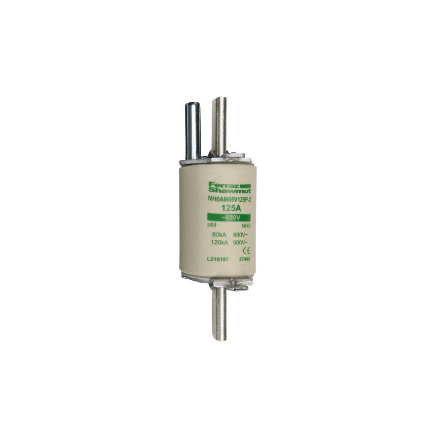 L216187 - NH fuse-link aM, 690VAC, size 0, 125A with striker